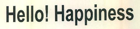 Hello! Happiness Device mark 3363543 Trademark