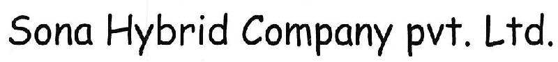 Sona Hybrid Company Pvt. Ltd. Device mark 3362994 Trademark