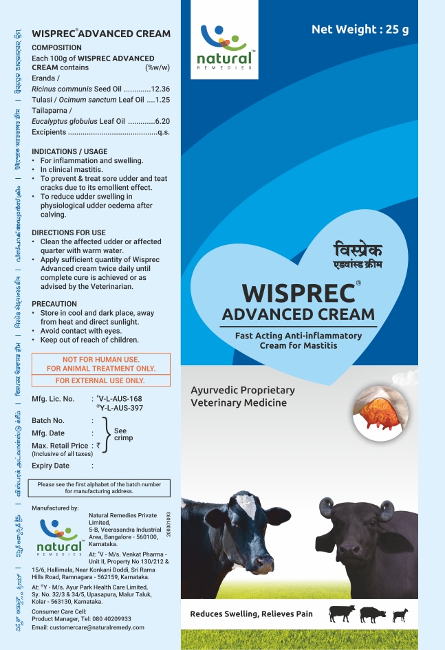 Wisprec Advanced Cream Device mark 3746443 Trademark