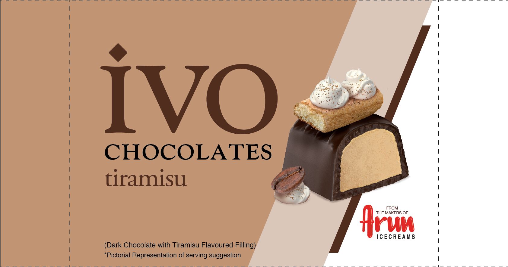 Ivo Chocolates Tiramisu Device mark 4191380 Trademark
