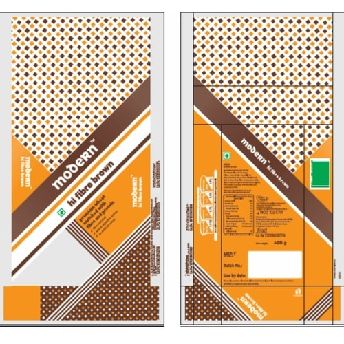 Modern Hi Fibre Brown With Device Device mark 3614384 Trademark