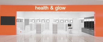 Health & Glow (layout) Device mark 4191611 Trademark