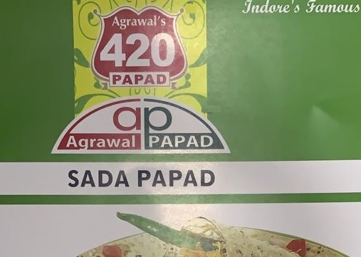 Agrawal's 420 Papad Ap Agrawal Papad Device mark 4193734 Trademark