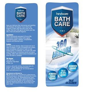Hindware Bathcare 360 Armour Device mark 3605478 Trademark