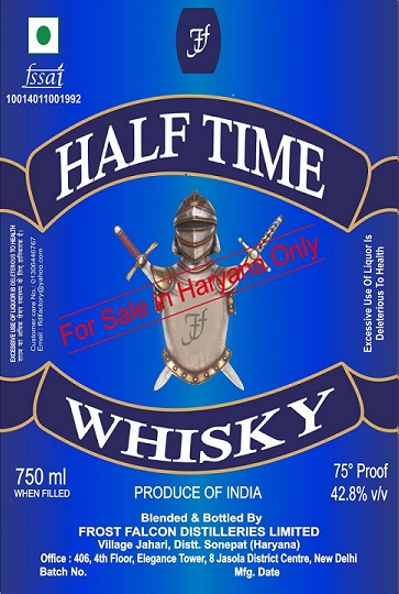 Half Time Whisky Device mark 3598867 Trademark