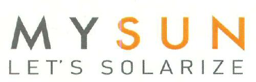 My Sun Let's Solarize Device mark 3333056 Trademark