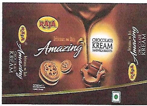 Raja Amazing Chocolate Kream Device mark 4203113 Trademark