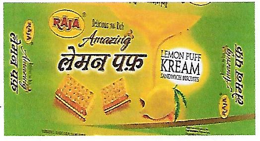 Raja Amazing Lemon Puff Kream Device mark 4203116 Trademark