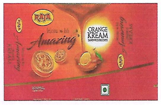 Raja Amazing Orange Kream Device mark 4203117 Trademark