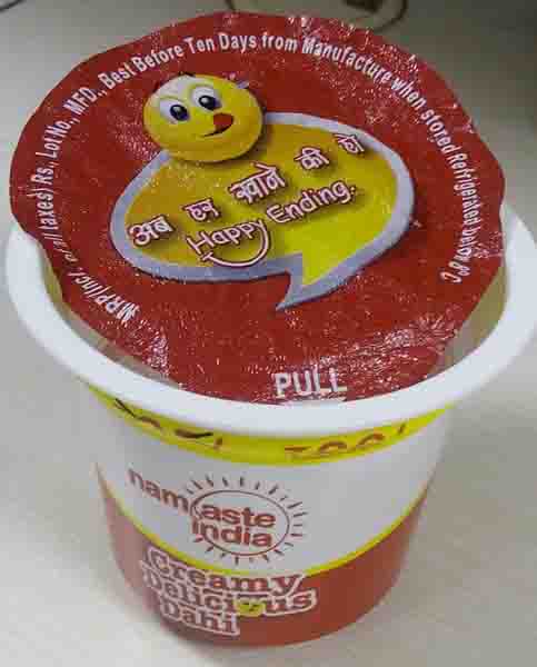 Namaste India Creamy Delicious Dahi Device mark 3329826 Trademark