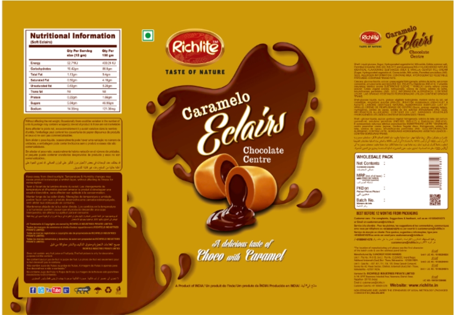 Richlite Caramelo Eclairs Device mark 4204983 Trademark