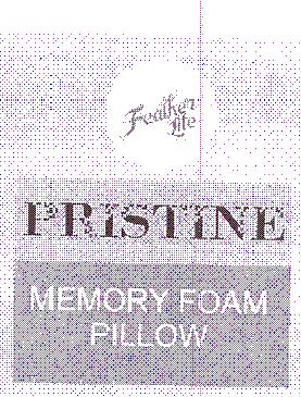 Feather Lite Pristine Memory Foam Pillow Device mark 3577147 Trademark