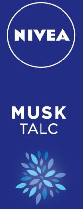 Nivea Musk Talc And Device (label) Device mark 3325398 Trademark