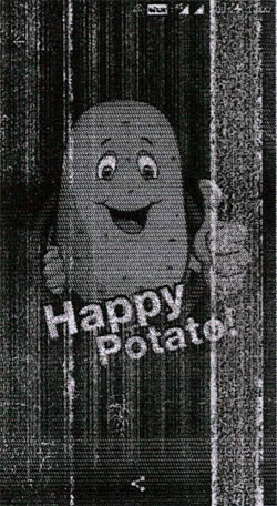 Happy Potato With Device Of Smiley Symbol Device mark 3575797 Trademark