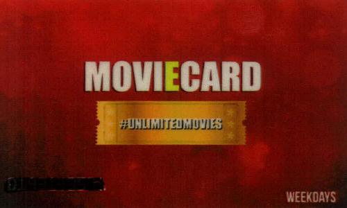 Moviecard #unlimitedmovies Weekdays Device mark 3573749 Trademark