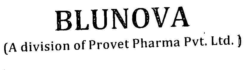 Blunova (a Division Of Provet Pharma Pvt.ltd.) Device mark 3324216 Trademark