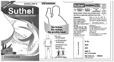 Suthol Chandan Spray Device mark 4209067 Trademark