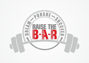 Raise The Bar Dream Pursue Succeed Logo Device mark 4209613 Trademark