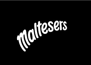 Maltesers Black And White (logo And Device) Device mark 3568866 Trademark