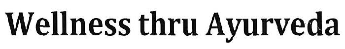 Wellness Thru Ayurveda Device mark 3320439 Trademark