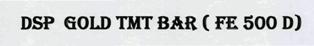 Dsp Gold Tmt Bar (fe 500 D) Device mark 3319134 Trademark