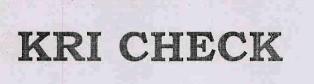 Kri Check Device mark 3319164 Trademark