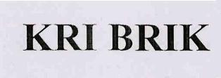 Kri Brik Device mark 3319167 Trademark