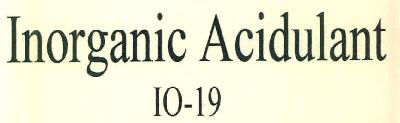 Inorganic Acidulant Io-19 Device mark 3269757 Trademark