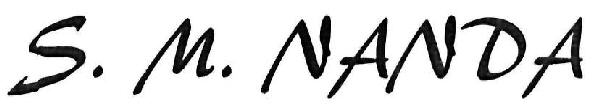 S.m. Nanda Device mark 3268495 Trademark