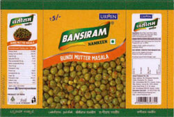 Bansiram Bundi Mutter Masala With Device Of Mutter Device mark 3263417 Trademark