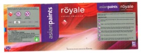 Asian Paints Royale Luxury Emulsion Device mark 3262117 Trademark