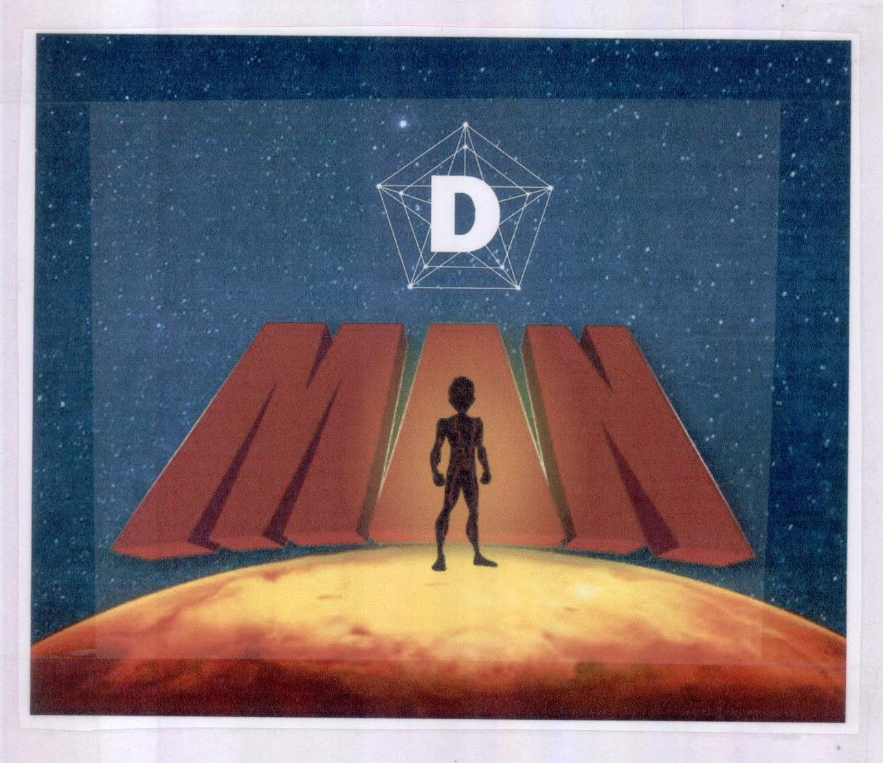 D Man (with Device) Device mark 3262326 Trademark