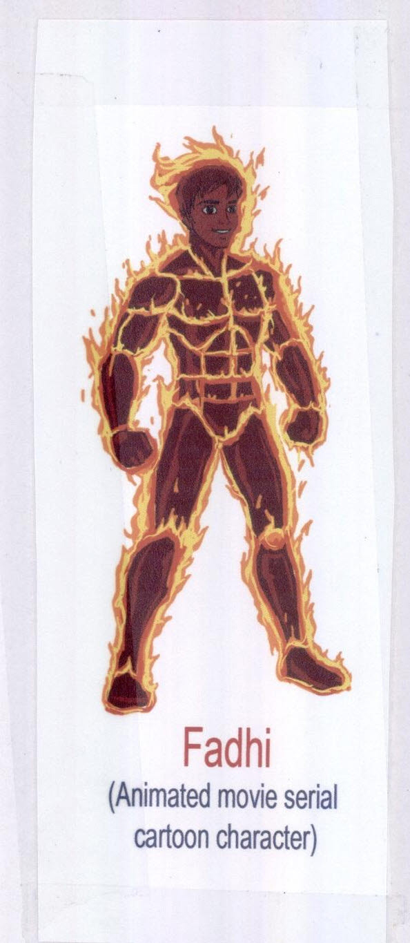 Fadhi (animated Movie Serial Cartoon Character) Device mark 3262332 Trademark