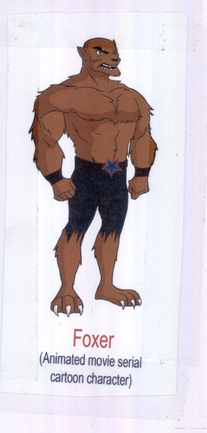 Foxer (animated Movie Serial Cartoon Character) With Device Device mark 3262336 Trademark