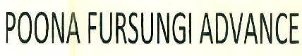 Poona Fursungi Advance Device mark 3250415 Trademark