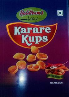 Haldiram"s Prabhuji Karare Kups(label) Device mark 3249701 Trademark