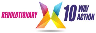 Revolutionary X 10 Way Action (color) Device mark 3247826 Trademark
