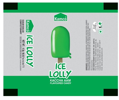 Kamco Ice Lolly Kaccha Aam Device mark 3506415 Trademark