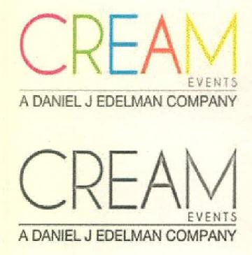 Cream Events A Daniel J Edelman Company Device mark 3500123 Trademark