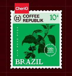Cherio Coffee Republik Brazil & Device Device mark 3492307 Trademark