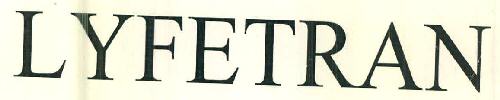 Lyfetran Device mark 3238975 Trademark
