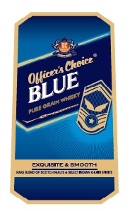 Officers Choice Blue Device mark 3238302 Trademark