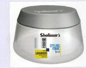 Shalimar's Hair Gel Styling Fibre, Device Of Container Device mark 3233489 Trademark