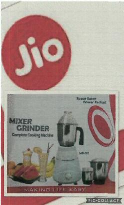 Jio Mixer Grinder Device mark 3474383 Trademark