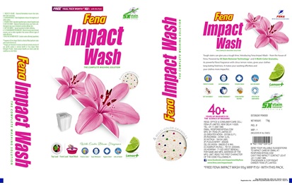 Fena Impact Wash (logo) Device mark 4221468 Trademark