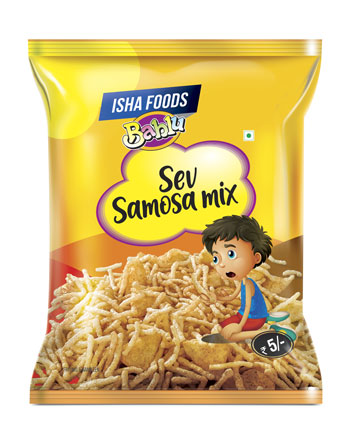 Isha Foods Bablu Sev Samosa Mix Device mark 4225729 Trademark