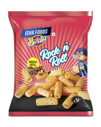 Isha Foods Bablu Rock N Roll Masala Refill Device mark 4225731 Trademark