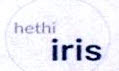 Hethi Iris Device mark 4226503 Trademark
