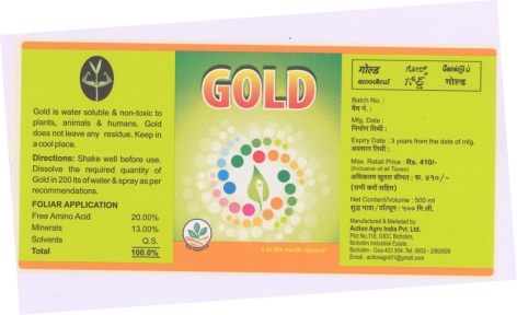 Gold Device mark 4227020 Trademark