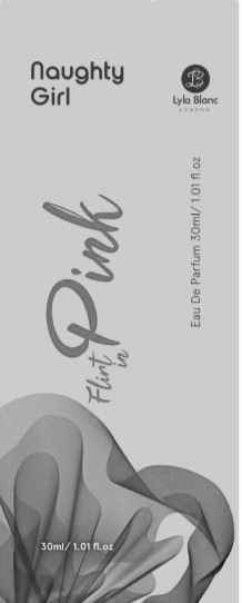 Naughty Girl Flirt In Pink (label In Black And White) Device mark 4238139 Trademark